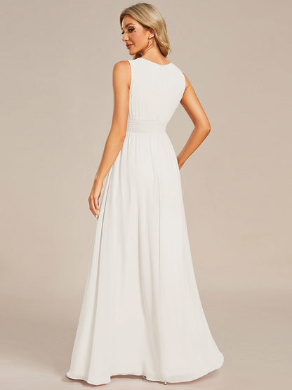 ever KALIA|Hollow Out Sleeveless Maxi Wedding Guest Dress
