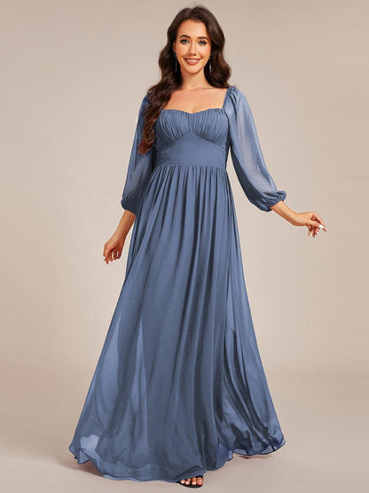 ever OAKLYN|Sweetheart Neckline 3/4 Sleeve Chiffon Bridesmaid Dress