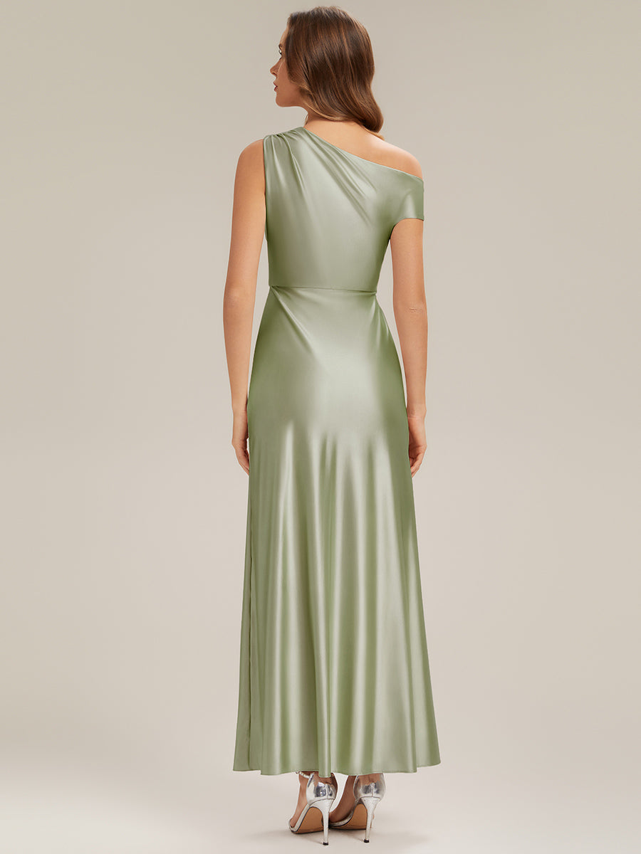 ever OPAL|Satin Drop Shoulder Sleeve Bridesmaid Dress