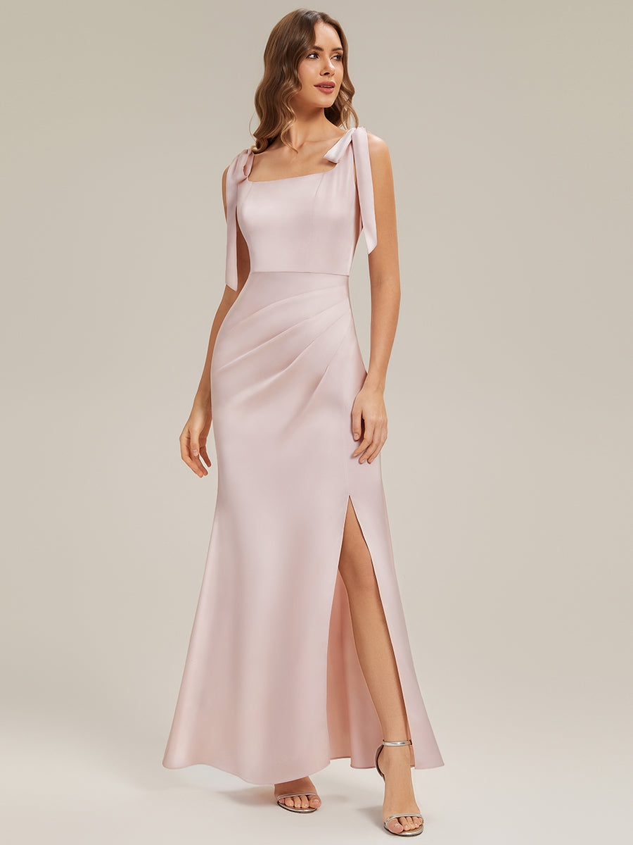 ever LUNA|Mermaid Maxi Satin Sleeveless Bridesmaid Dress