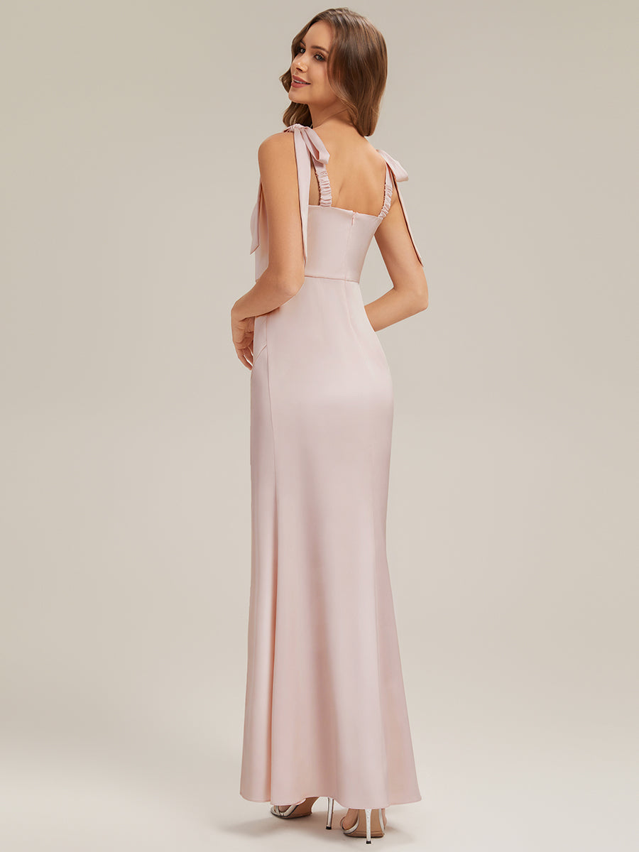 ever LUNA|Mermaid Maxi Satin Sleeveless Bridesmaid Dress