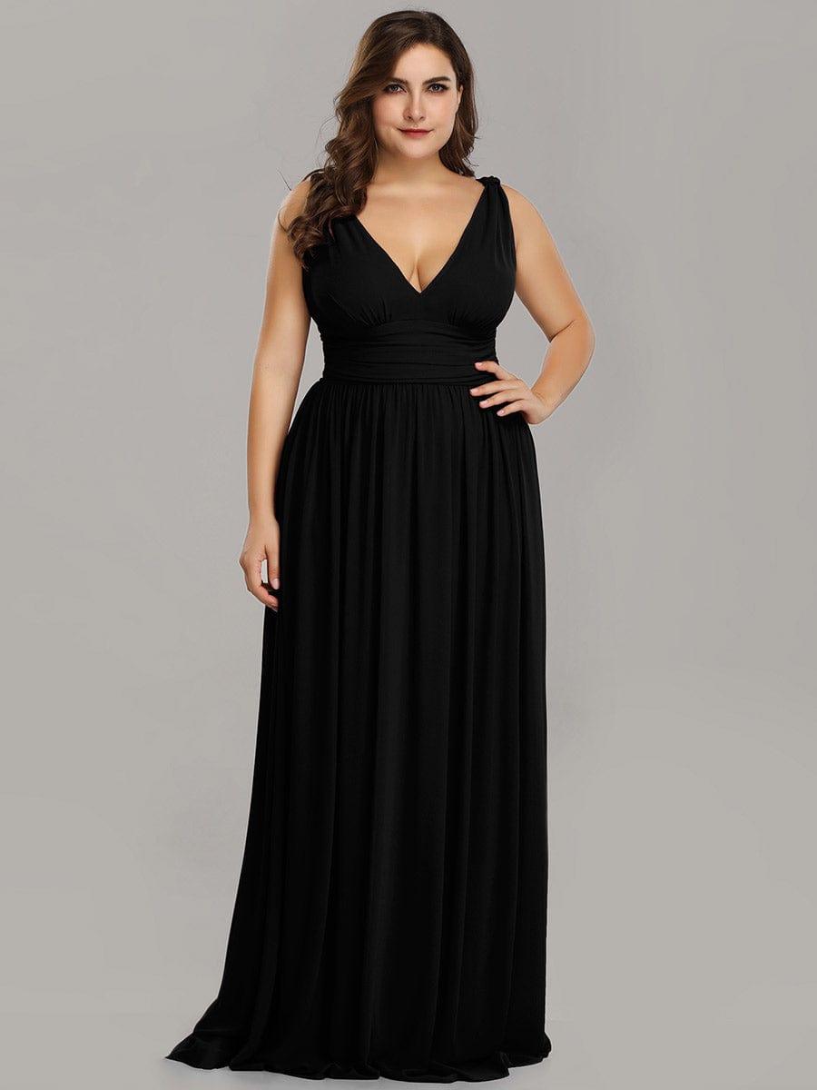 ever HUSH|Chiffon Empire Waist Sleeveless Pleated Bridesmaid Dress