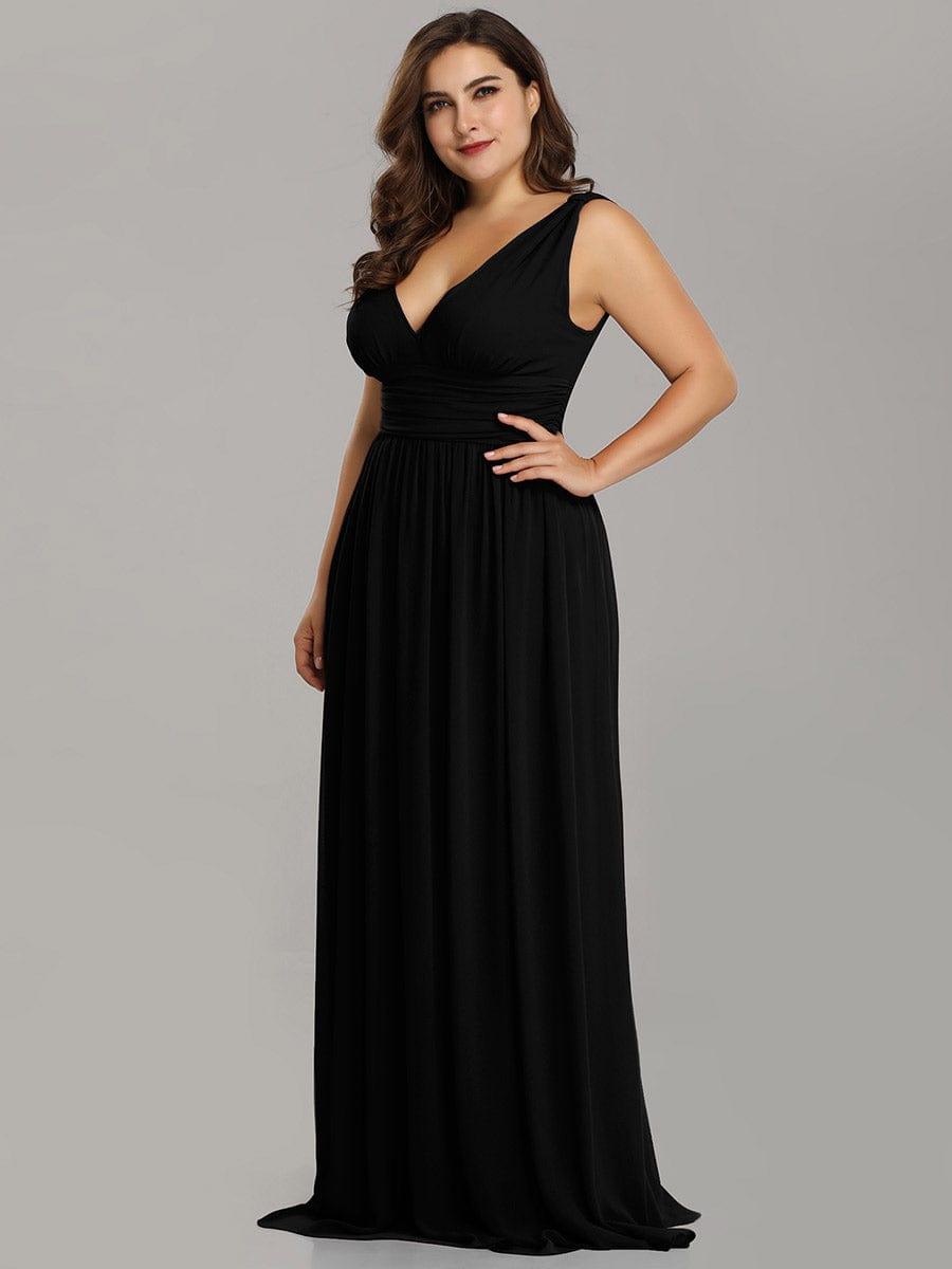 ever HUSH|Chiffon Empire Waist Sleeveless Pleated Bridesmaid Dress