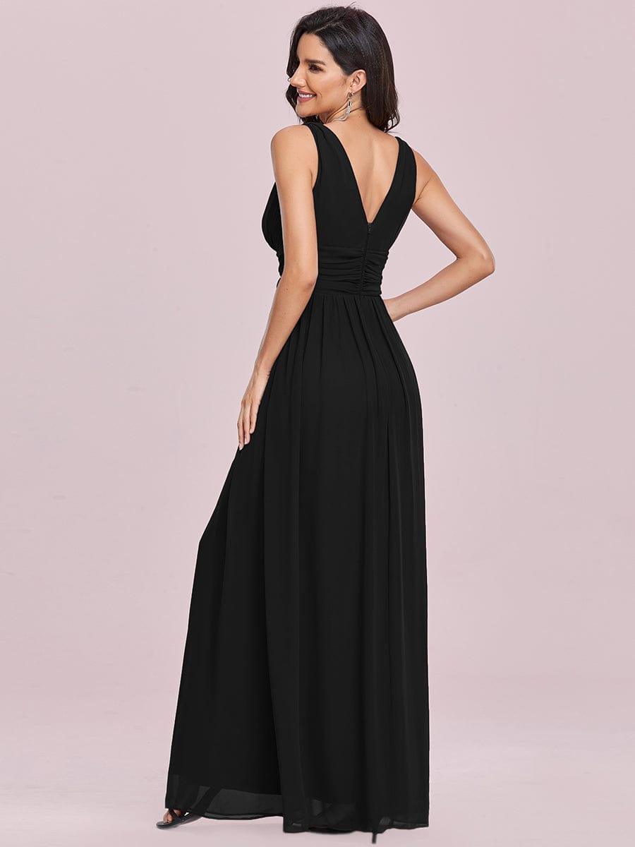 ever HUSH|Chiffon Empire Waist Sleeveless Pleated Bridesmaid Dress