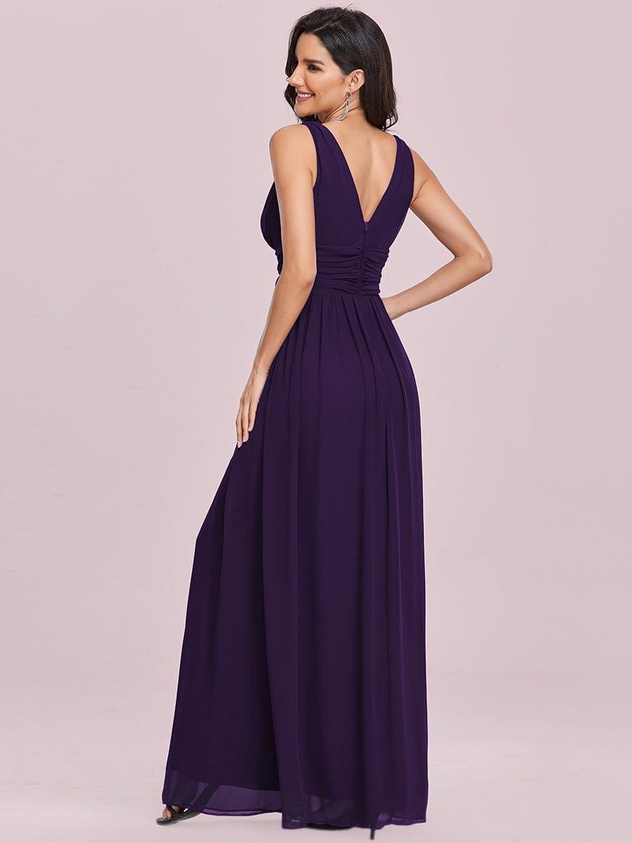 ever HUSH|Chiffon Empire Waist Sleeveless Pleated Bridesmaid Dress