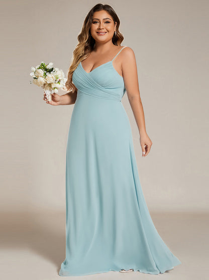 ever NOVA|Sweetheart Draped Back Maxi Bridesmaid Dress