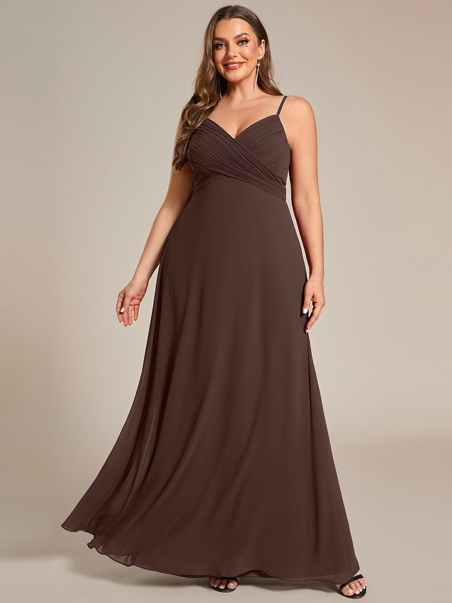 ever NOVA|Sweetheart Draped Back Maxi Bridesmaid Dress