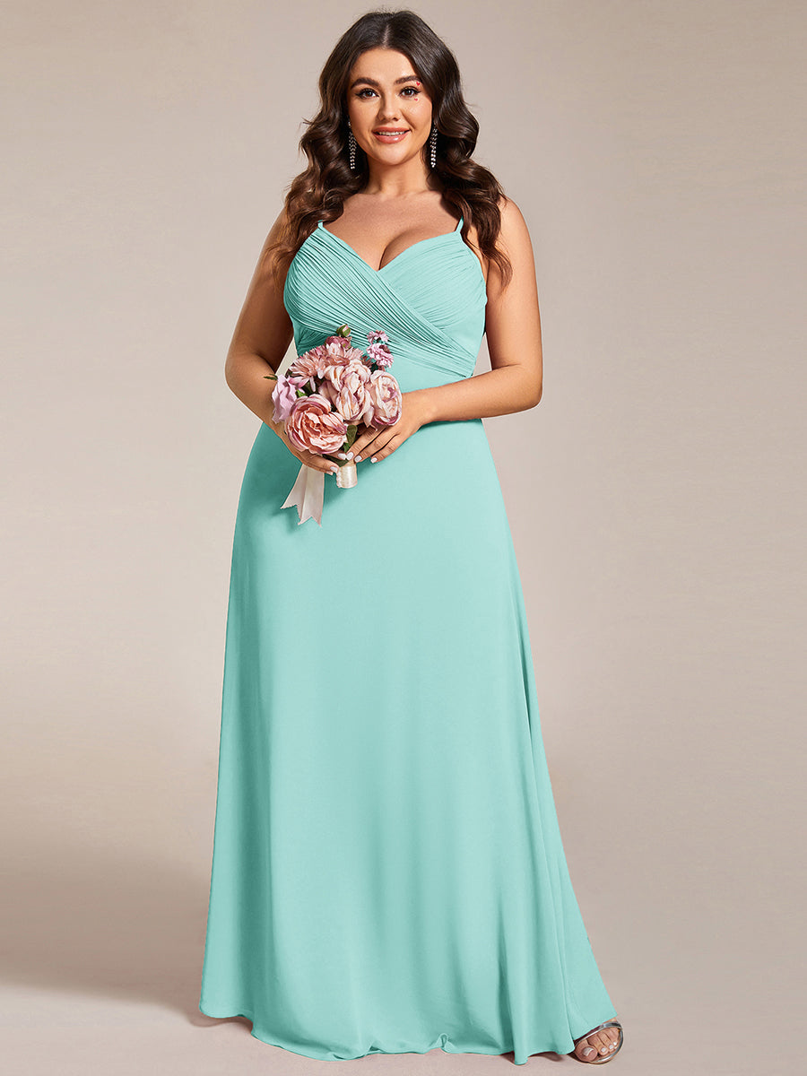 ever NOVA|Sweetheart Draped Back Maxi Bridesmaid Dress