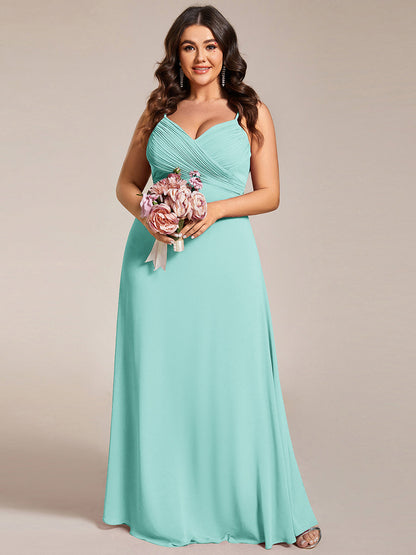ever NOVA|Sweetheart Draped Back Maxi Bridesmaid Dress
