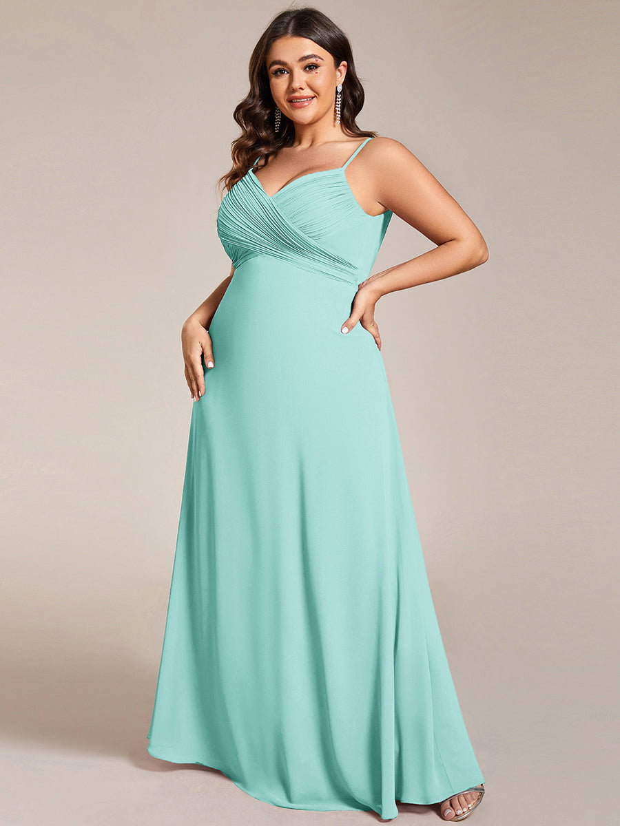 ever NOVA|Sweetheart Draped Back Maxi Bridesmaid Dress