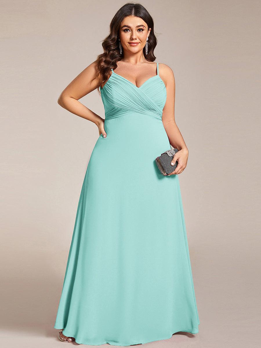 ever NOVA|Sweetheart Draped Back Maxi Bridesmaid Dress