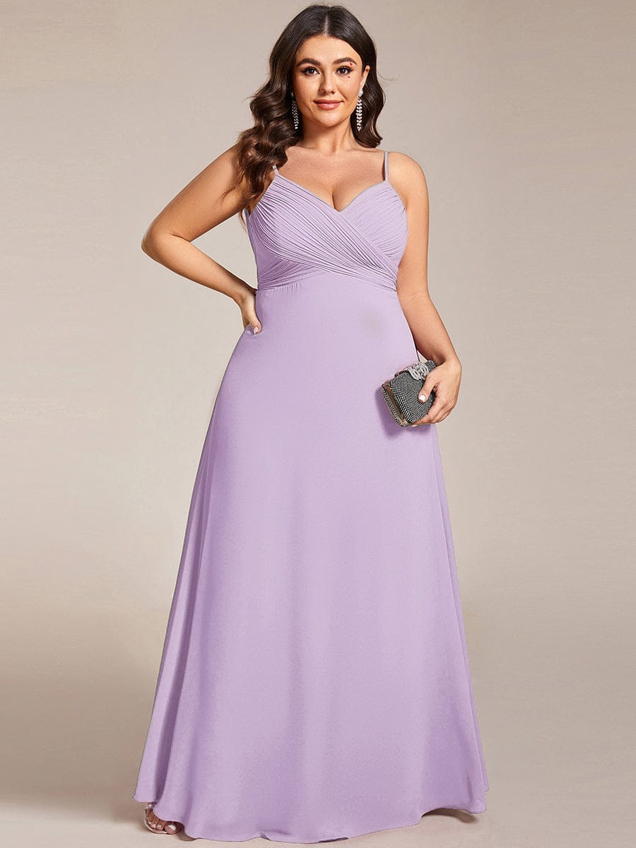 ever NOVA|Sweetheart Draped Back Maxi Bridesmaid Dress