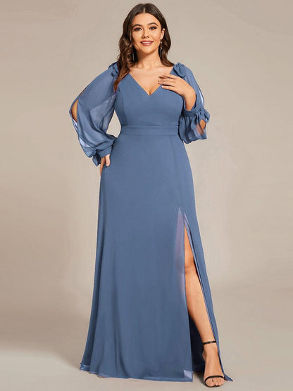 Dusty Blue Bridesmaid Gowns