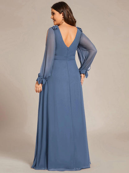 Dusty Blue Bridesmaid Gowns