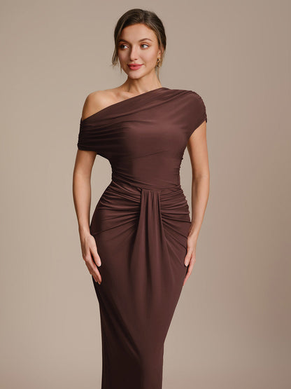 Knit Off-the-shoulder Sleeve Off The Shoulder Tops