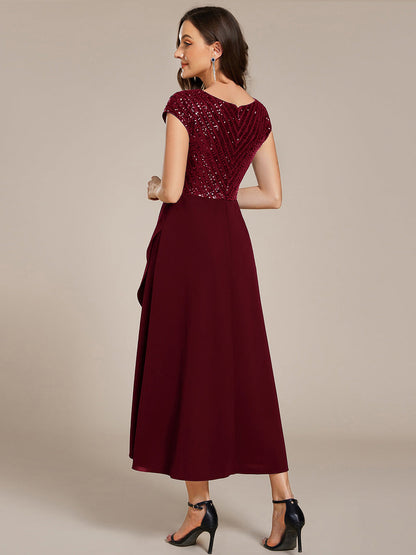 ever BAYLOR|A-Line V-Neck Wedding Guest Dress