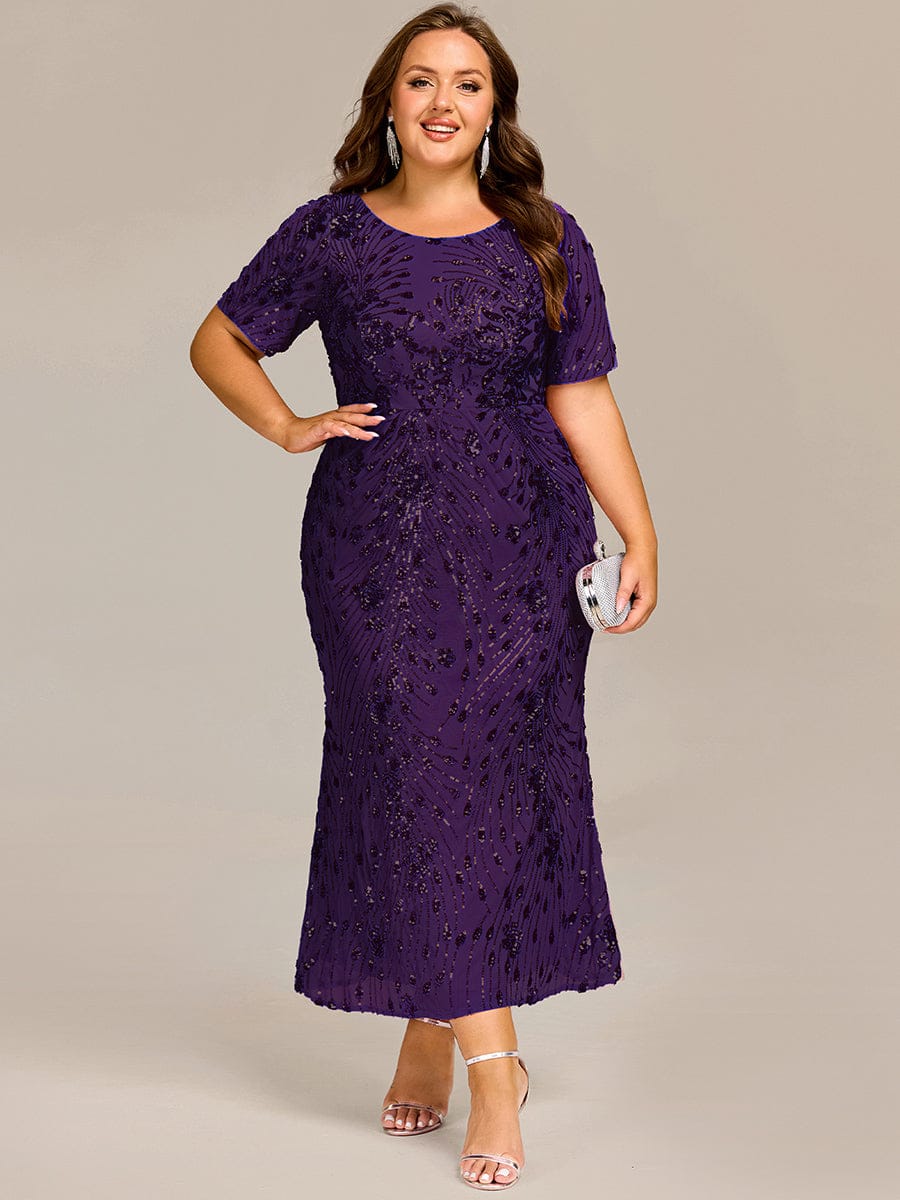 pretty HAYLEN|Plus Size Sequin Mermaid Formal Dress