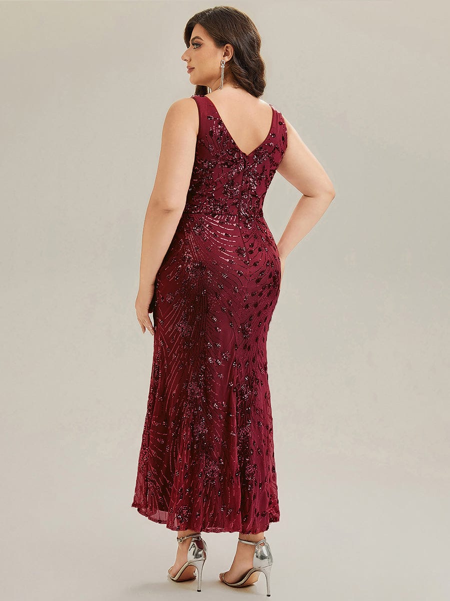 ever JUNIPER| Knotted Sequin Sleeveless Bodycon Formal Evening Dress