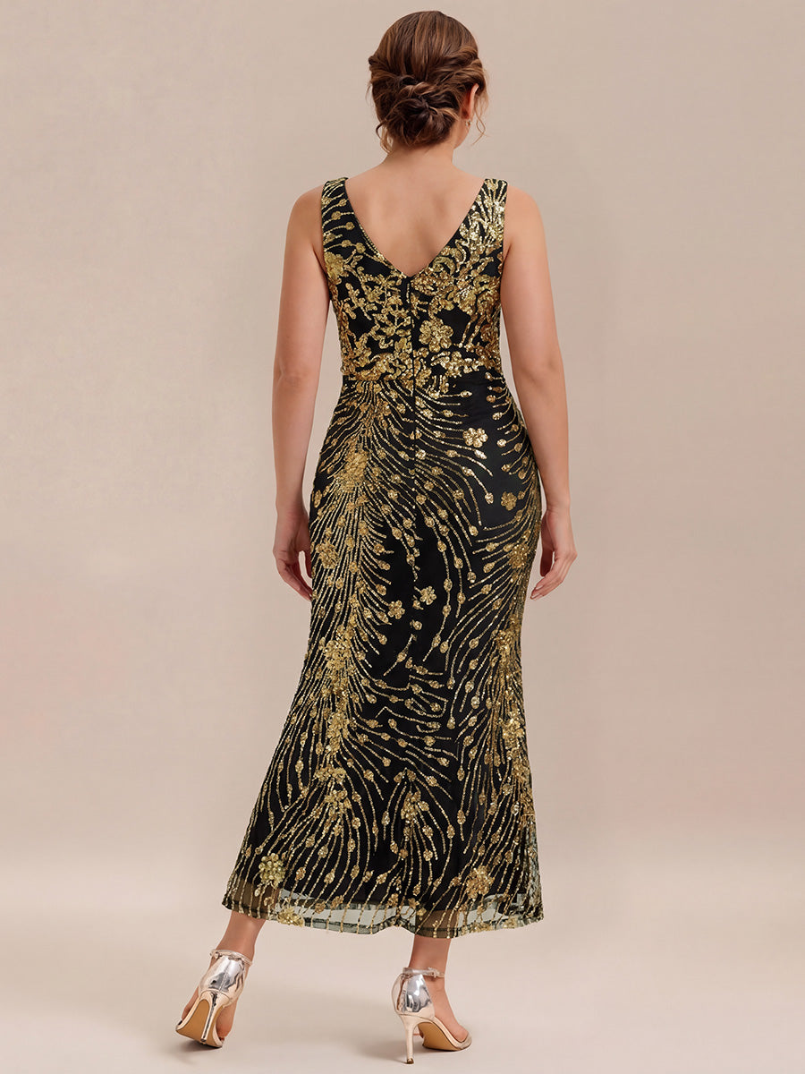 pretty JUNIPER|Plus Size Bodycon Sequin Slit Wedding Guest Dress