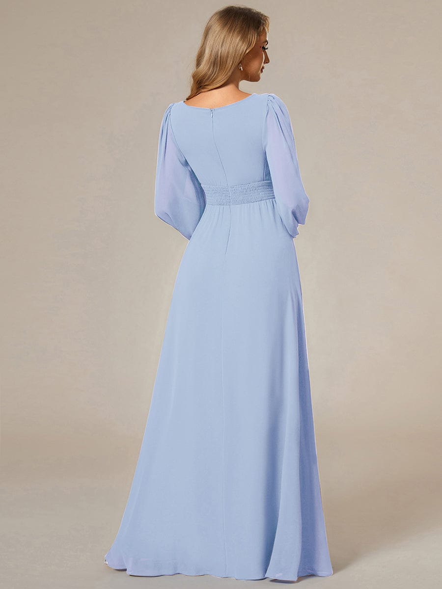 ever CELESTE|Chiffon High Empire Waist Puff Sleeve Mother Dress
