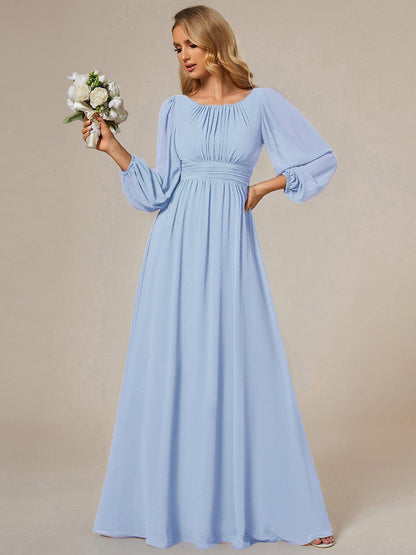 ever CELESTE|Chiffon High Empire Waist Puff Sleeve Mother Dress